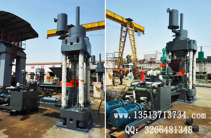 630噸金屬屑?jí)簤K機(jī)發(fā)貨現(xiàn)場