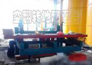 分布固定式切割機(jī)，空翻轉(zhuǎn)地翻過程